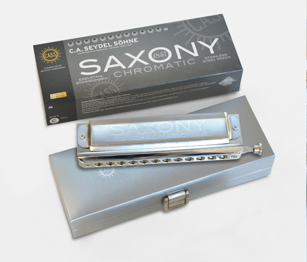 SEYDEL SÖHNE CHROMATIC SAXONY SOLO Mundharmonika 52480 in C 