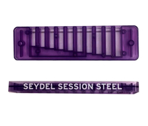 Comb Plastic Blues Session Steel translucent purple