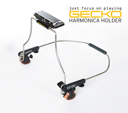GECKO Harmonica Holder